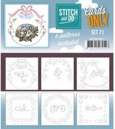 Nr. 71 4K Cards Only Stitch and Do