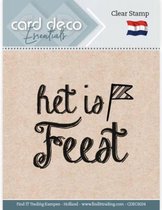 Card Deco Essentials - Clear Stamps - Het is Feest