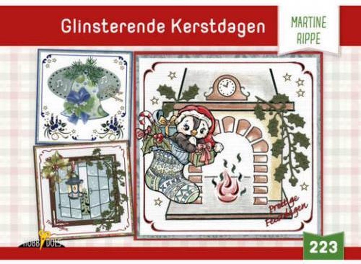 Hobbydols 223 Glinsterende Kerstdagen - Martine Rippe