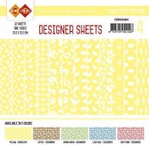 Card Deco - Designer Sheets -Sweet  Pet-geel