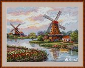 Dutch Windmills / Nederlandse Molens Aida Merejka Borduurpakket K-167
