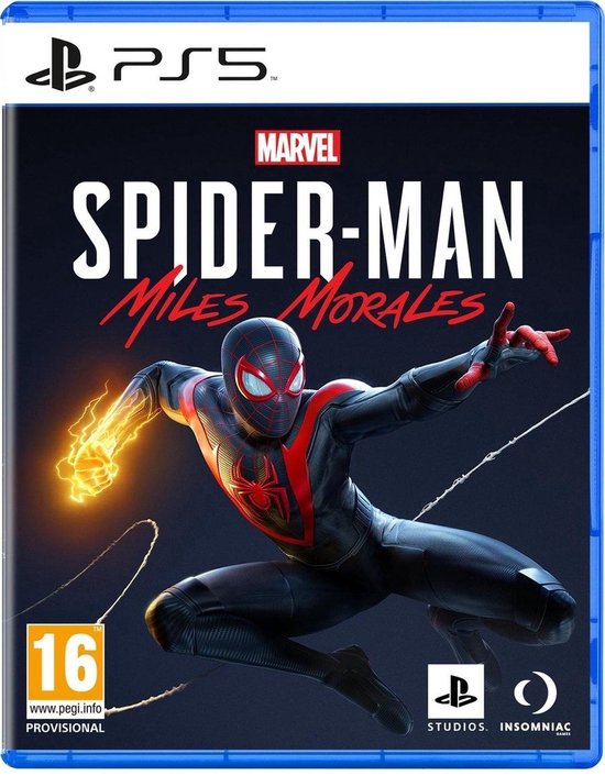 Cover van de game Marvels Spider-Man: Miles Morales - PS5