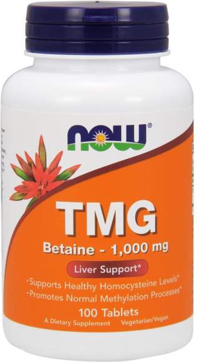 Goedkoopste NOW Foods - TMG 1000 mg (100 tabletten