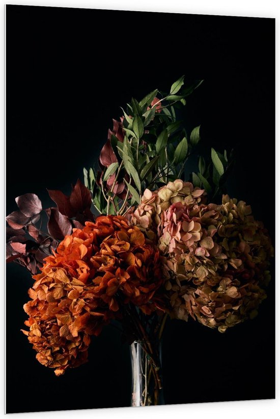 Forex - Grote Bloemen in een Vaas - 100x150cm Foto op Forex