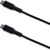 Power Delivery USB-Kabel Type-C to Type-C, 1 meter, Zwart - Rubber - Celly