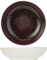 Cosy en Trendy Aubergina Aperoschaaltje D9,5xh2,5cm - Aardewerk (set van 6) En Yourkitchen E-kookboek - Heerlijke Smulrecepten