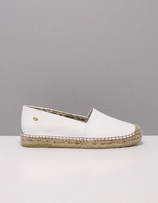 Fred de la Bretoniere 152010158 espadrilles dames wit 1533 white leer 42 |  bol.com