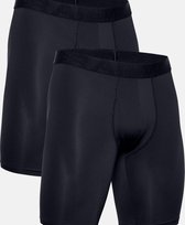 Under Armour Tech Mesh 9in Boxers 2 Pack-BLK - Maat XL