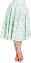 Voodoo Vixen Rok -XXL- Lilly Retro Scooter Groen