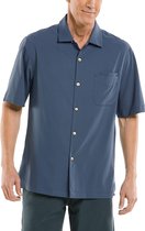 Coolibar - UV-werend Overhemd voor heren - Safari Camp - Navy - maat XL