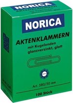 Alco Paperclips Norica 50mm ver- - zinkt met kogeleind doos a 100