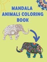 Mandala animals coloring book