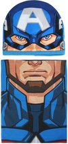 Marvel Muts En Nekwarmer Avengers Blauw