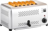 Royal Catering Horeca-toaster met 6 gleuven