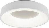 LED Plafondlamp - Plafondverlichting - Trinon Gurano - 27W - Natuurlijk Wit 4000K - Rond - Mat Wit - Aluminium