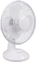 Ventilator - Trinon Birgo - Tafelventilator - Staand - Rond - Mat Wit - Kunststof