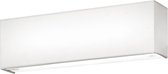 LED Wandlamp - Wandverlichting - Trinon Lanago - 6W - Warm Wit 3000K - Rechthoek - Mat Wit - Aluminium