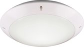 LED Plafondlamp - Trinon Camiro - Opbouw Rond - Waterdicht IP54 - E27 Fitting - Mat Wit - Kunststof