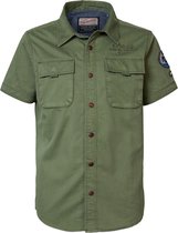Petrol Industries - Army overhemd met korte mouwen Jongens - Maat 176