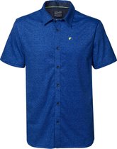 Petrol Industries - gemêleerd shirt met korte mouwen - Blauw