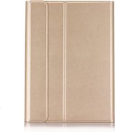 Shop4 - Samsung Galaxy Tab A7 10.4 (2020) Toetsenbord Hoes - Bluetooth Keyboard Cover Goud