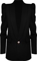 Pofmouw Blazer Zwart