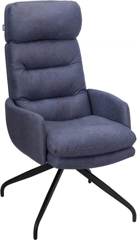 Feel Furniture - Logan stoel - Blauw | bol.com