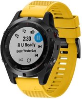 Shop4 - Garmin Forerunner 935 Bandje - Siliconen Geel