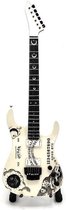 Mini gitaar Metallica Kirk Hammet White Oujia