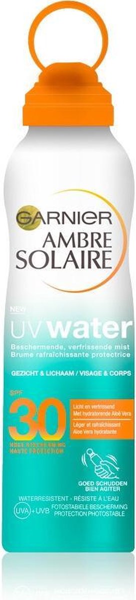 6x Garnier Ambre Solaire Invisible Protect Zonnebrandspray Mist SPF 30 200 ml
