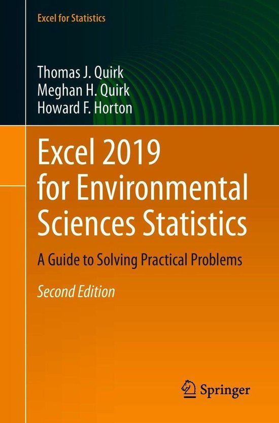 Mathematics and Statistics (R0) - Excel 2019 for Environment ... - cover