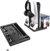 Cooling Stand Voor Sony PS5 Games Opslag Dual Controller Opladen Dock