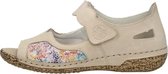 Rieker Comfortabel Sandalen Plat - beige - Maat 40