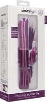 Rotating Butterfly - Purple - G-Spot Vibrators - Rabbit Vibrators - Classic Vibrators - Shots Toys New