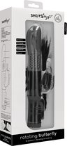 Rotating Butterfly - Black - G-Spot Vibrators - Rabbit Vibrators - Classic Vibrators - Shots Toys New