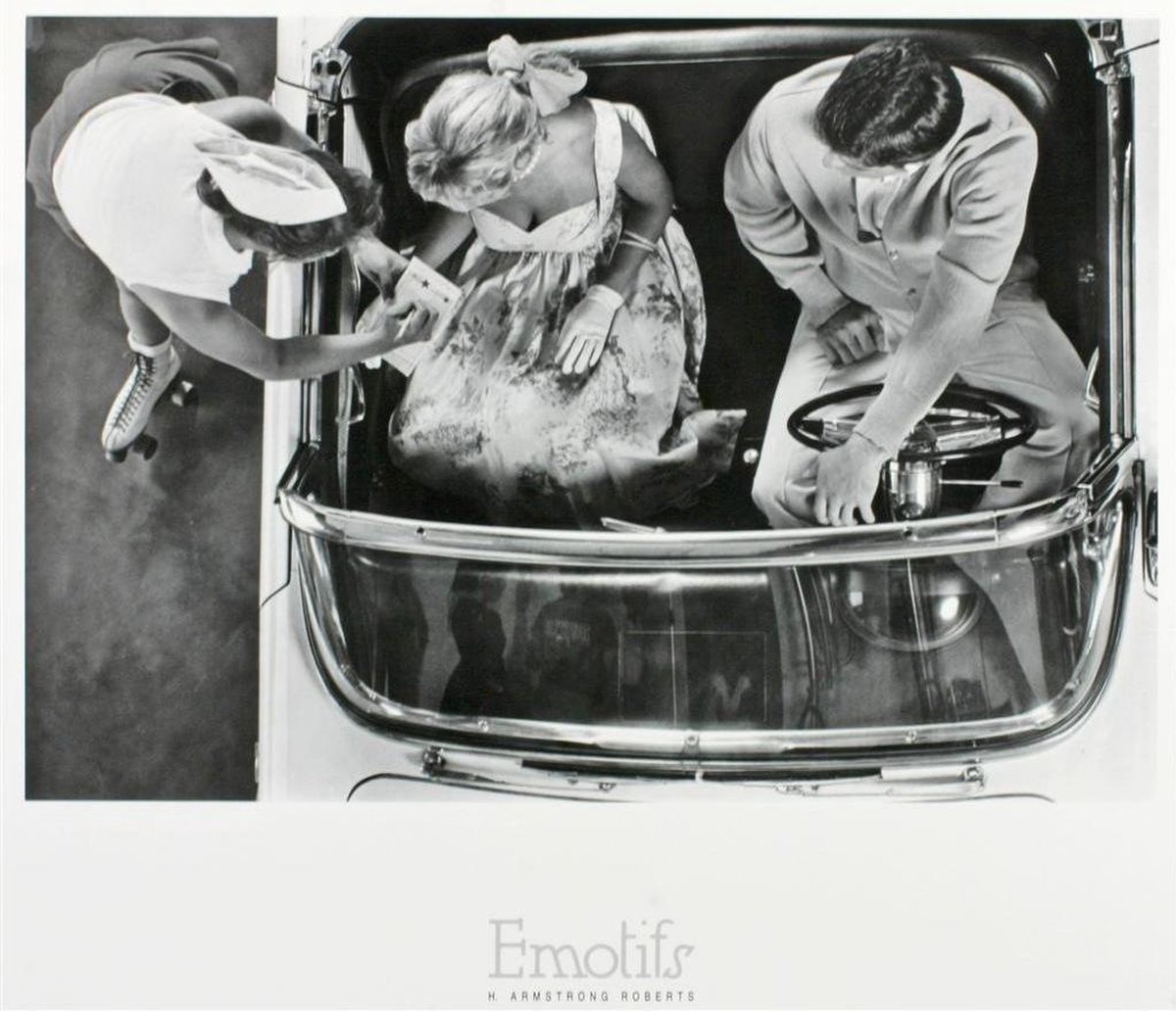 Catch Projecten Poster - Two Burgers to go - H. Armstrong Roberts - Zwart/Wit - Fotografie - Jaren 80