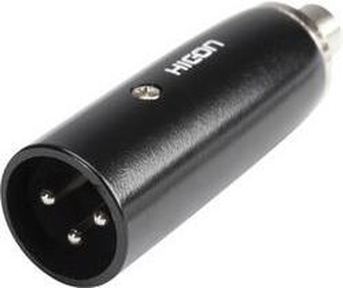Hicon HI-X3CI-MF XLR-adapter XLR-stekker - Cinch-koppeling Inhoud: 1 stuk(s)