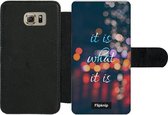 Wallet case - geschikt voor Samsung Galaxy S6 - It Is What It Is