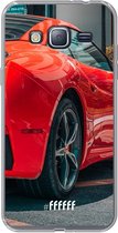 Samsung Galaxy J3 (2016) Hoesje Transparant TPU Case - Ferrari #ffffff