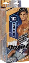 Jeff Stryker Realistic Cock w/ Vac-U-Lock Suction Cup - 10" - V - Realistic Dildos - Maxi Dildos