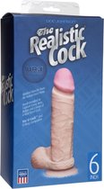 The Realistic Cock - UR3 - 6 Inch - White - Realistic Dildos