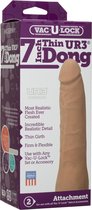 7 Inch - Thin Dong - UR3 - Brown - Realistic Dildos