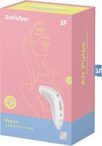 Pro 1+ Air Pulse Stimulator + Vibration - White - Design Vibrators - Clitoral Stimulators