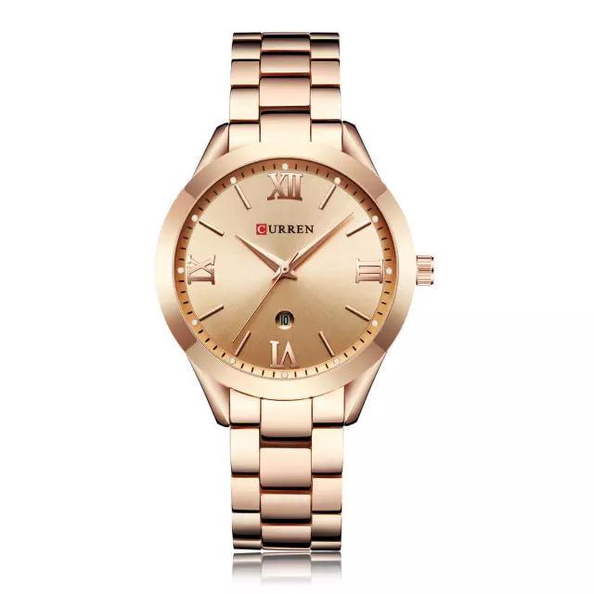 Curren ® - Quartz Dames Horloge - Ø30mm - Rosé – horloge geschenkset – 1 jaar garantie
