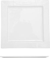 Faro Wit Dinerbord - Plat - 35cm - Vierkant