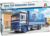 Italeri - Volvo F16 Globetrotter Canvas With Elev. 1:24 (Ita3945s) - modelbouwsets, hobbybouwspeelgoed voor kinderen, modelverf en accessoires