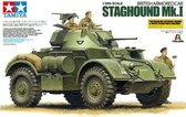 1:35 Tamiya 89770 WWII British Army Vehicle Staghound Mk.I Plastic kit