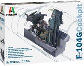 1:12 Italeri 2991 F-104 G Cockpit Plastic kit