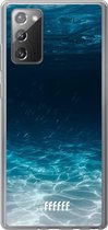 Samsung Galaxy Note 20 Hoesje Transparant TPU Case - Lets go Diving #ffffff