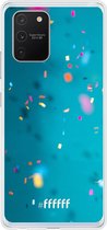 Samsung Galaxy S10 Lite Hoesje Transparant TPU Case - Confetti #ffffff
